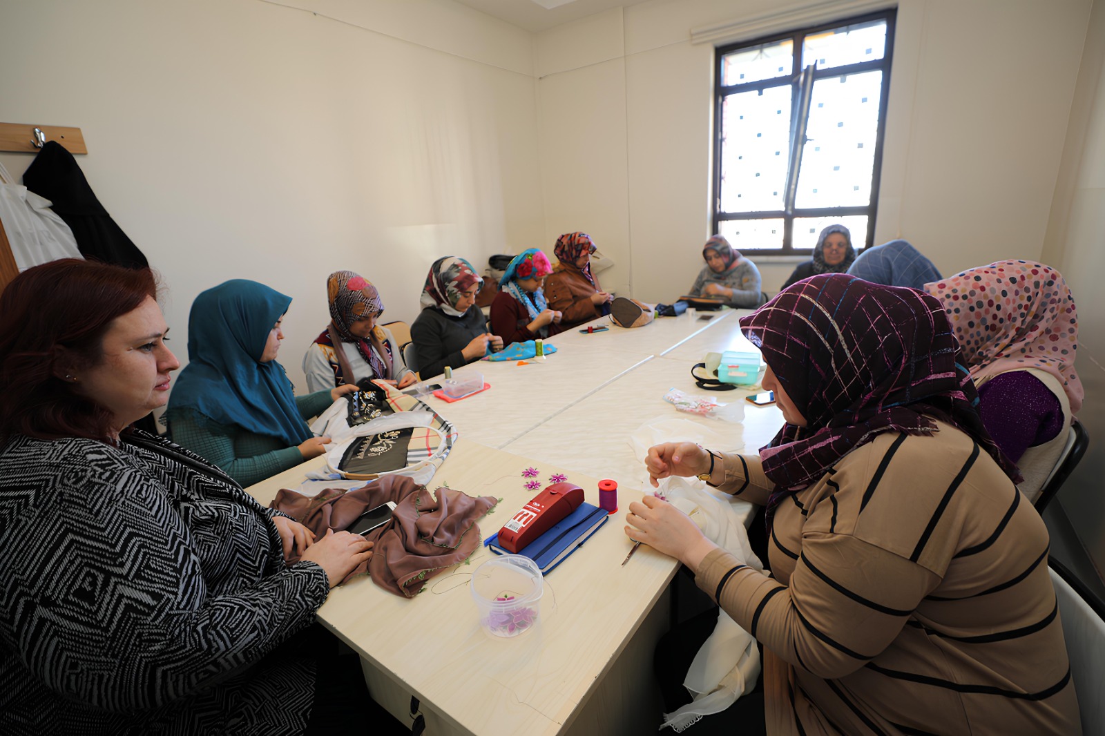 Gaziantep’te kadınlara yönelik açılan mefruşat kursu ilgi görüyor